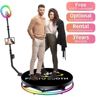 25CM Platform Height Booth Exclusive 360 Selfie Overhead for Business Event or Birthday