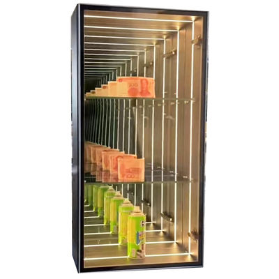 Customized High Brightness LED Light Display Case for Magic Mirror Glass Cake Hat Watch