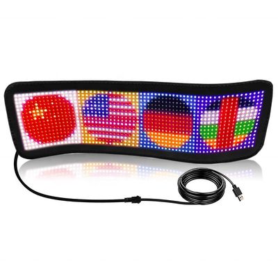 Long Lifespan LED Display Panel for Car Rear Window RGB APP Control and Text Animation