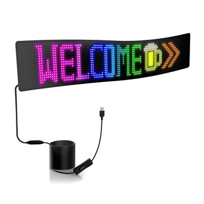 390x107/672x122/390x187/672x218mm LED Sign for Cars App Control Flexible LED Matrix Panel
