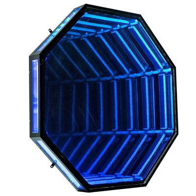 Neon Lights Infinity Mirror Abyss Mirror Custom Design for Party Home Decor Indoor