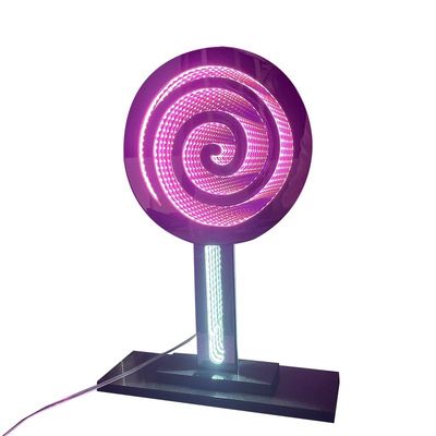 Christmas Decoration Supplies Christmas Light Style LED Lollipop Acrylic Magic Mirror