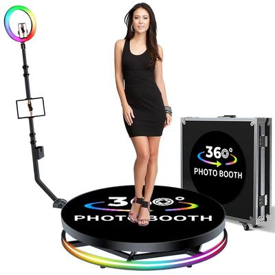 Stabler Strong Metal and Tempered Glass 360 Degree Camera Photo Booth for Indoor Events