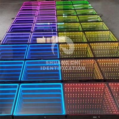 LED Light Source 5050 RGB Led Removable Glass Tiles for Interactive Neon Dance Floor