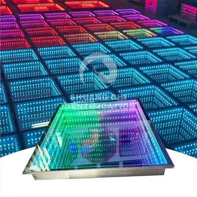 3D LED Dance Floor Infinity Dance Floor Light And Custom LED Brick Lights