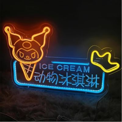 Acrylic Neon Flex LED Neon Sign for Custom Outdoor Logo and Voltage DC12V/AC110-220V