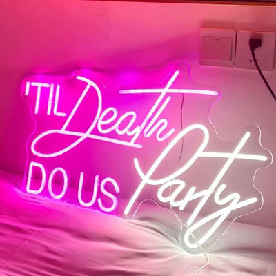 Wall Screw Fix Installation Way Flexible RGB Neon Strip Light with Custom Neon Light