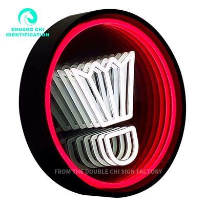Durable Metal Frame Custom Infinity 3D Mirror Neon Dance Floor for DJ Disco Party