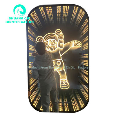 Customization Fashion Sense of Technology Neon with Mirror Voltage DC12V/AC110-220V