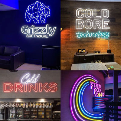 Acrylic neon Flex 12V RGB Waterproof LED Neon Sign Light for Holiday Party Decoration