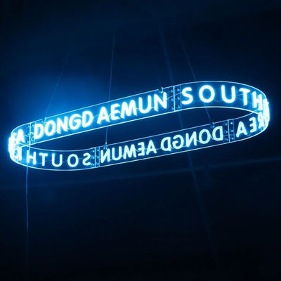 Customized Hanging Rings Neon Light for Personalized Ceiling 12V AC Input Voltage