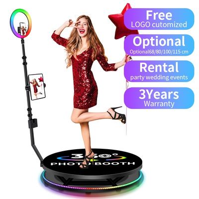 360 Degree Photobooth for Wedding Events Gro Compatible Devices 500KG Load-Bearing