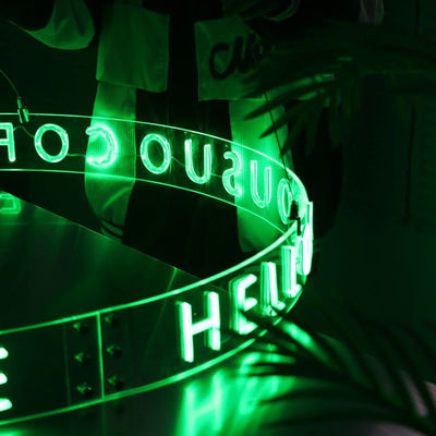 Customized Hanging Rings Neon Light for Personalized Ceiling 12V AC Input Voltage