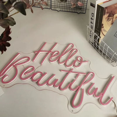 Customized Shape Acrylic Neon Light Sign for Outdoor Store Hang or Hoist Installation