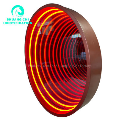 Customized Size Luminous Character Mirror for Technological Light and Shadow Infinity