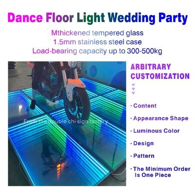 Customized Size Luminous Character Mirror for Technological Light and Shadow Infinity