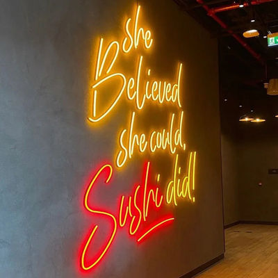 Party Decoracion Lettering Light Logo Custom LED Light with Adaptor Power Supply