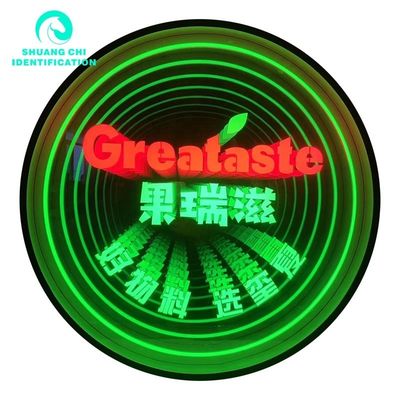 Indoor Outdoor Source Signage Abyssal 3D Mirror Neon Mirror with Custom Thickness