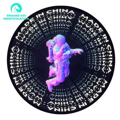 Technological Light and Shadow Customized 3D Neon Abyssal Mirror Checkered 50x50 Neon Mirror