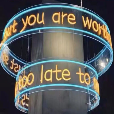 Waterproof LED Neon Flex Toroidal Ring Landscape Lamps for Color Changing Decoration