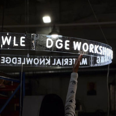 Home Decor Rich Colors LED Ring Neon Sign Light with Wall-mounted Customized Neon Letters