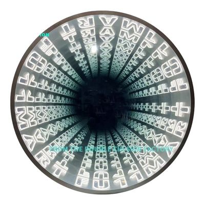 Luminous Character Mirror Neon Light Box in Red White Blue for Eye-Catching Displays
