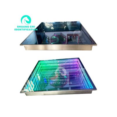 Dazzling Visuals With Led Liquid Tiles Floor And Support Dimmer Brick Lights