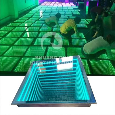 Dazzling Visuals With Led Liquid Tiles Floor And Support Dimmer Brick Lights