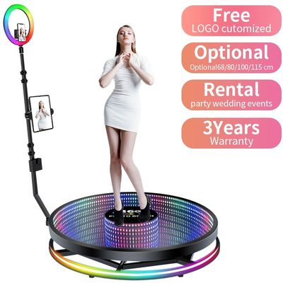 360 Degree Slow Motion Rotating Photobooth with Load-bearing 500KG and 59kg Capacity