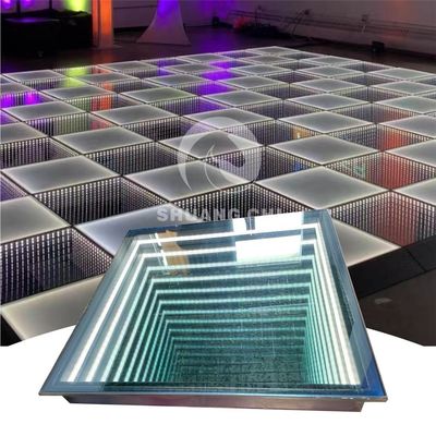 Dazzling Visuals With Led Liquid Tiles Floor And Support Dimmer Brick Lights