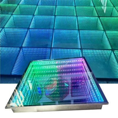 Dazzling Visuals With Led Liquid Tiles Floor And Support Dimmer Brick Lights