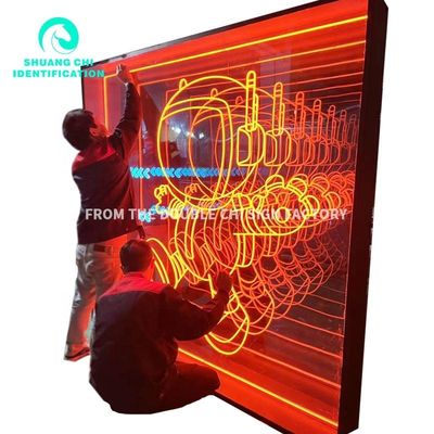 Customized LED Neon Wall Decor Rebow Magic Mirror's Innovative and Fashionable Design