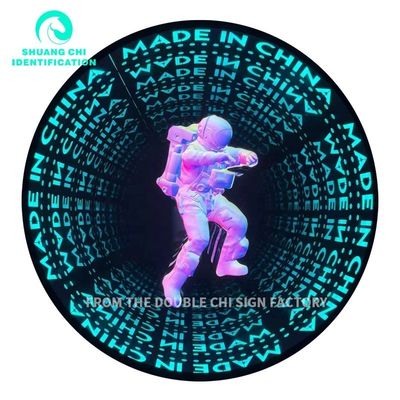DC12V/AC110-220V Customized Size Technological Light and Shadow Infinity Mirror Neon