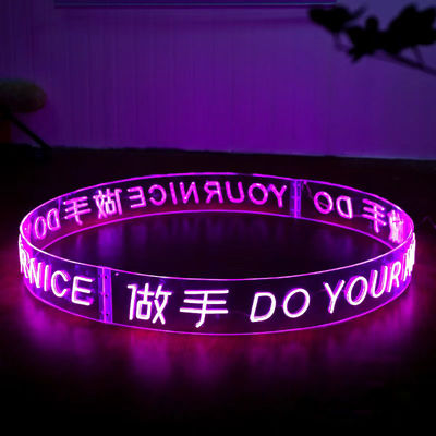 DIY Cable Installation LED Neon Flex Strip Lights for Smooth Lighting and Indoor Decor