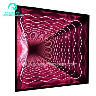2023 Stainless Steel Housing Melaleuca Custom LED Neon Sign with Glass Graphic Material