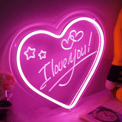 Wedding Angel Wings Wall Decor With Acrylic Marquee Letters LED Neon Sign