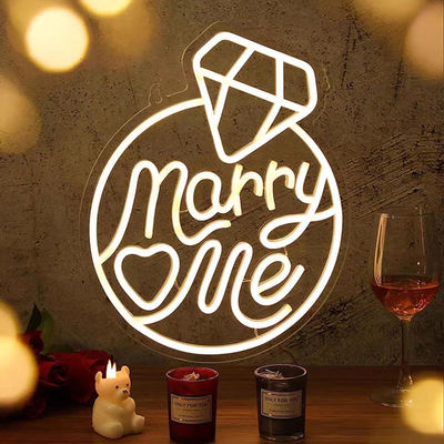 Wedding Angel Wings Wall Decor With Acrylic Marquee Letters LED Neon Sign