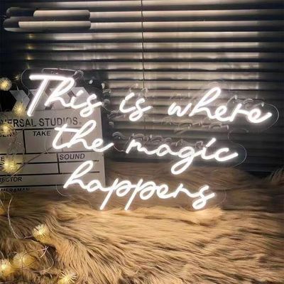 Customized Size LED Neon Sign Light for Interior Decoration Good Vibes Wall Decor