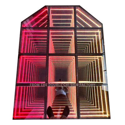 IP55-IP67 Waterproof LED Dance Floor for Wedding Party Stage DJ 3D Mirror RGB Lighting