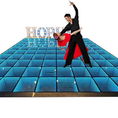 IP55-IP67 Waterproof LED Dance Floor for Wedding Party Stage DJ 3D Mirror RGB Lighting