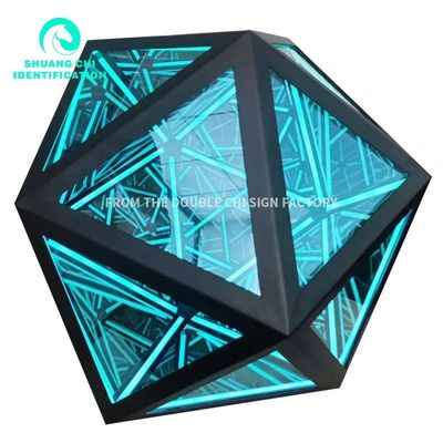 End 2023 Material 3D Vision Melaleuca Mirror Abyss Mirror with High Brightness LED Light