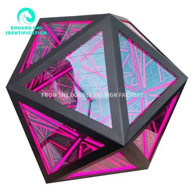 End 2023 Material 3D Vision Melaleuca Mirror Abyss Mirror with High Brightness LED Light