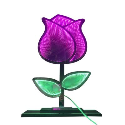 High Luminous Flux Double-sided Infinity Mirror LED Neon Sign for Decorative Display