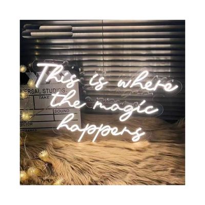 Acrylic neon Flex LED Neon Sign Light for Identity Custom Logo Decorative Lighting