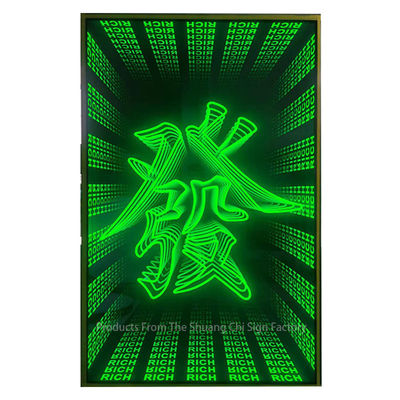 The Must-Have Wall Decoration Custom End 3D Neon Mirror for KTV and Indoor Spaces