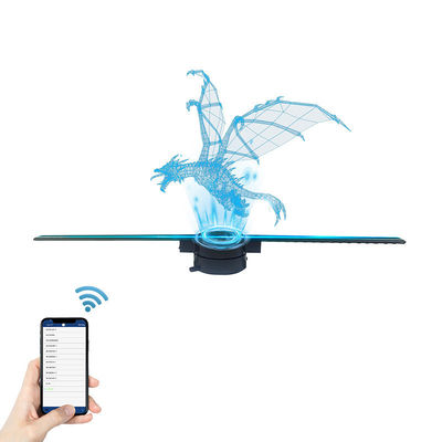24-hour Response Time 65cm/80cm/100cm 3D Hologram Fan for Air Holographic Projection