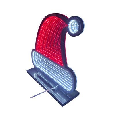 IP44 80 Ra Christmas 2024 Decoration Outdoor Light Acrylic Mirrors 3D Infinity Mirror