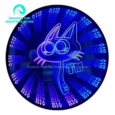 Advertising Light Sign for Interior Decoration 3D Stereo Tunnel Abyss Infinity Mirror