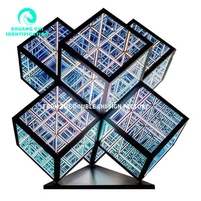 Custom Neon Sign Infinity Mirror Installation Way Hang or Hoist Perfect for Any Space