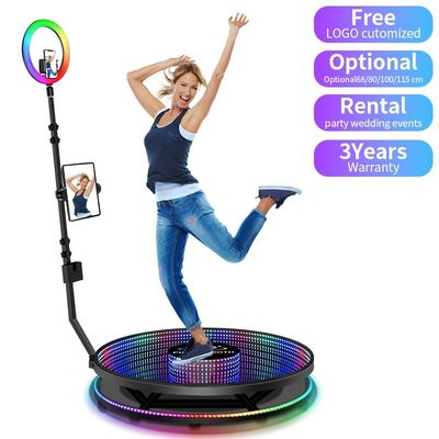 Rotating Machine Photobooth with 500KG Load-bearing Capacity and 25CM Platform Height